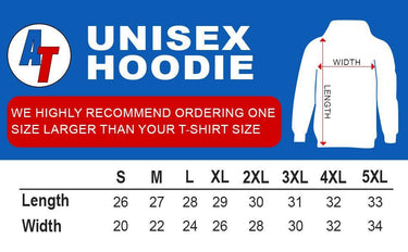 hoodie size chart